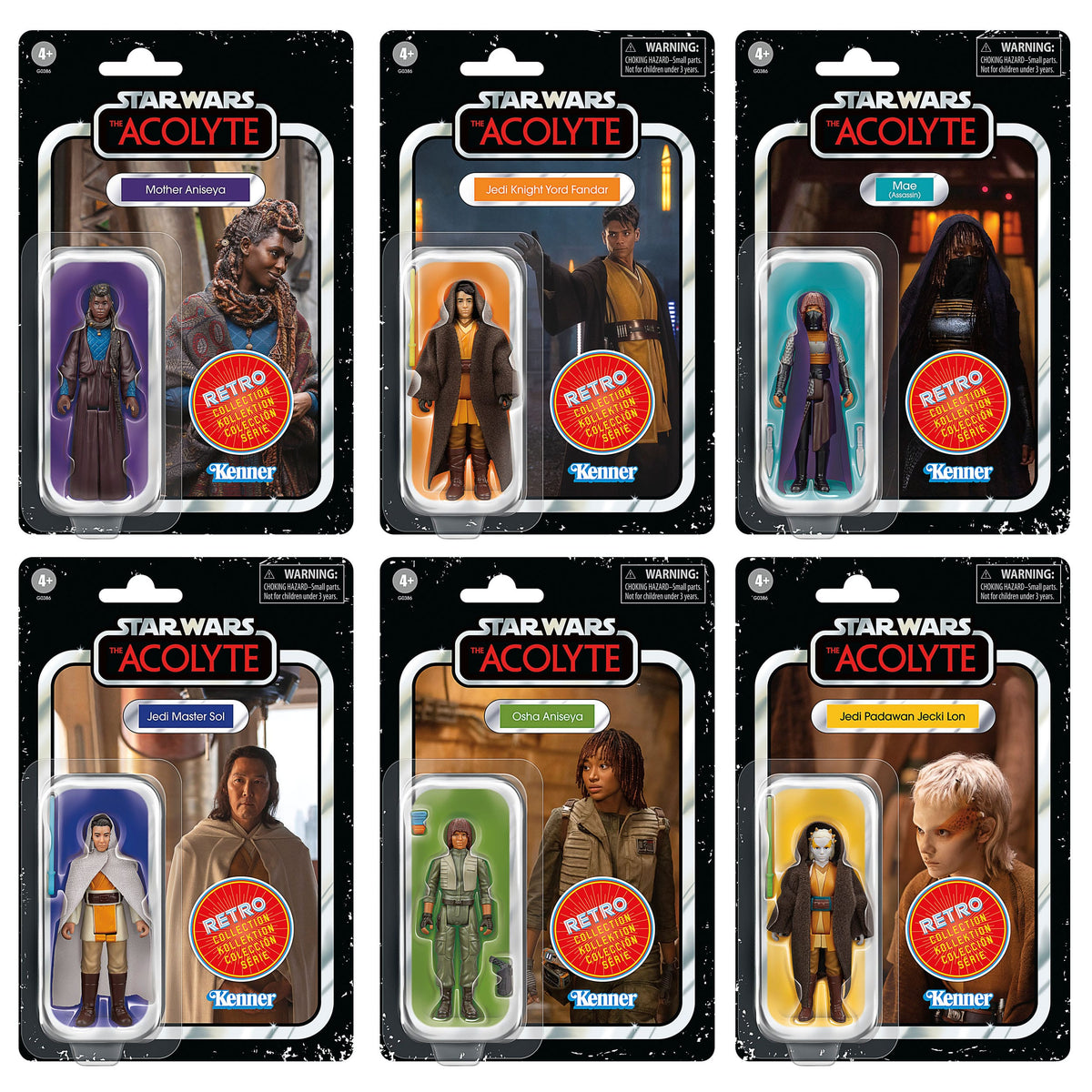 Star Wars: Acolyte Retro Collection Actionfiguren 6er-Pack 10 cm