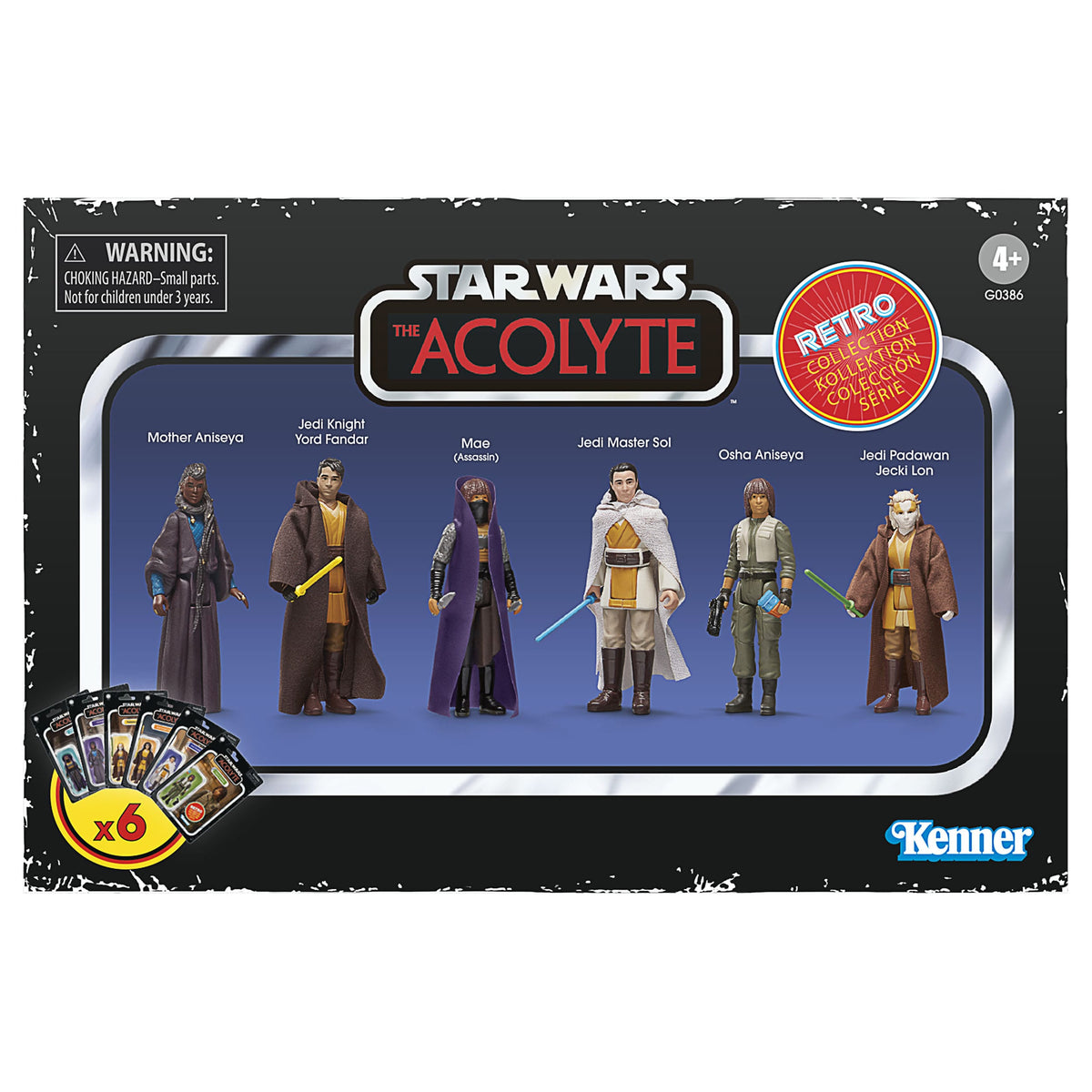 Star Wars: Acolyte Retro Collection Actionfiguren 6er-Pack 10 cm