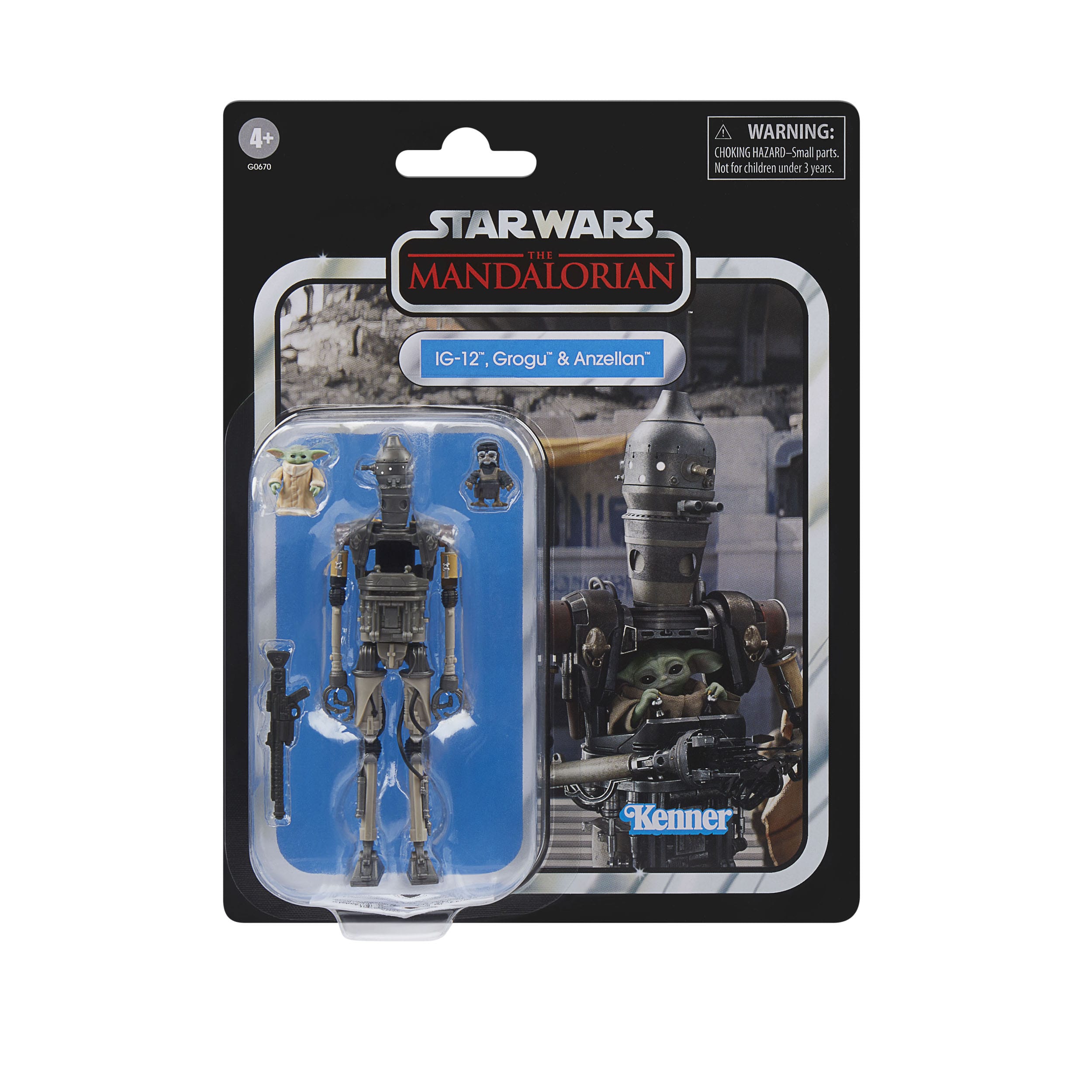 Star Wars Vintage Collection - The Mandalorian - IG-12, Grogu & Anzellan VC358