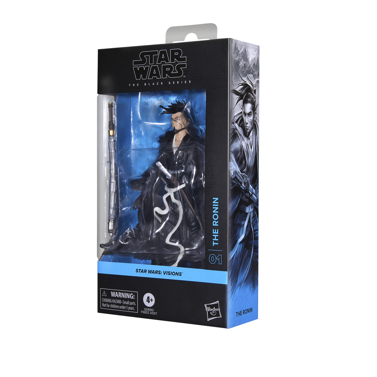 Figurine articulée Star Wars : Visions Black Series Le Ronin 15 cm