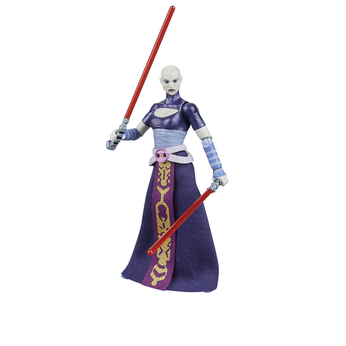 Figurine articulée Asajj Ventress de la collection Vintage Star Wars : The Clone Wars, 10 cm