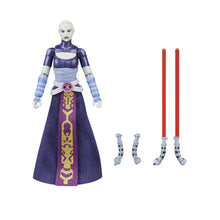 Figurine articulée Asajj Ventress de la collection Vintage Star Wars : The Clone Wars, 10 cm
