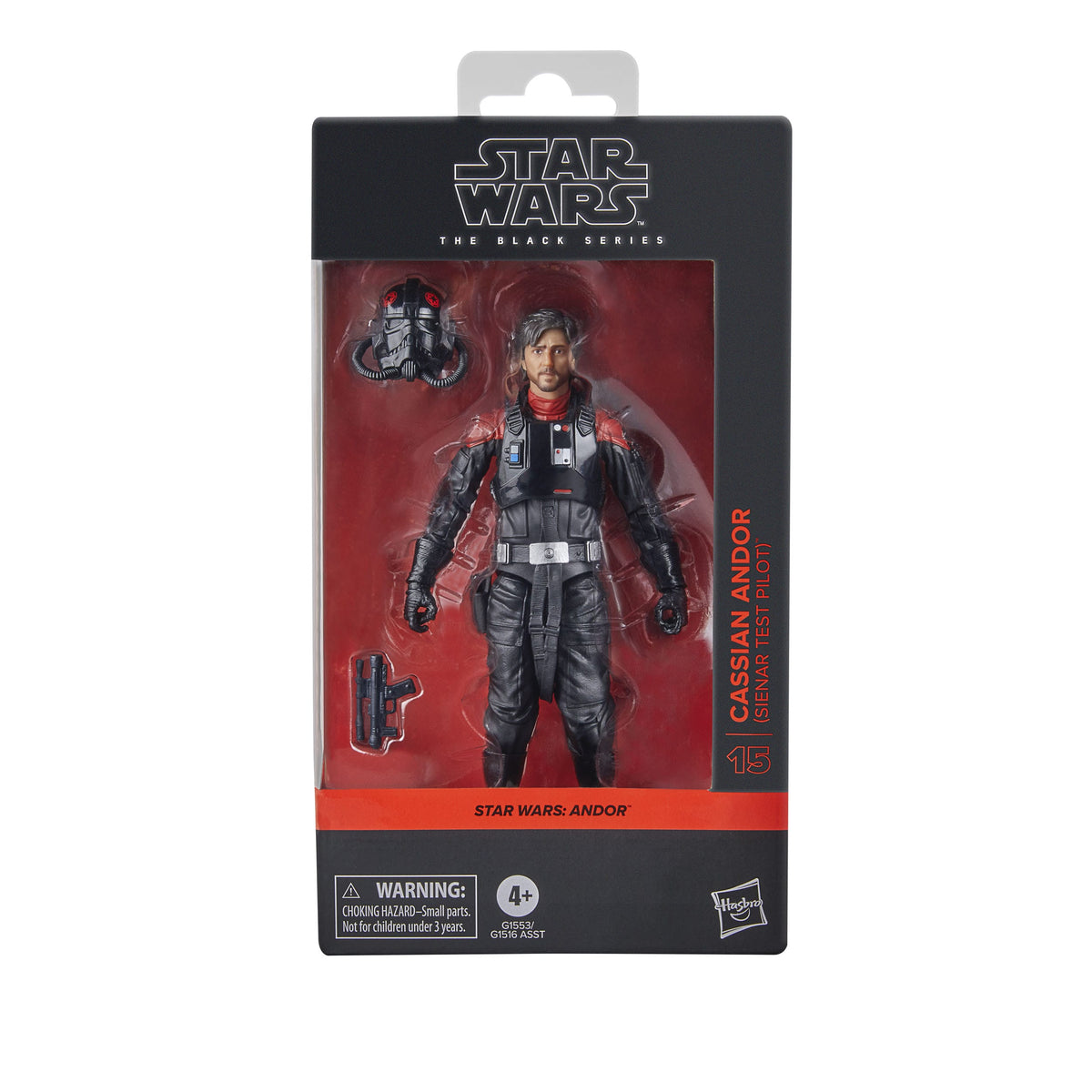 Figurine Star Wars : Andor Black Series Cassian Andor (Pilote d'essai Sienar) 15 cm