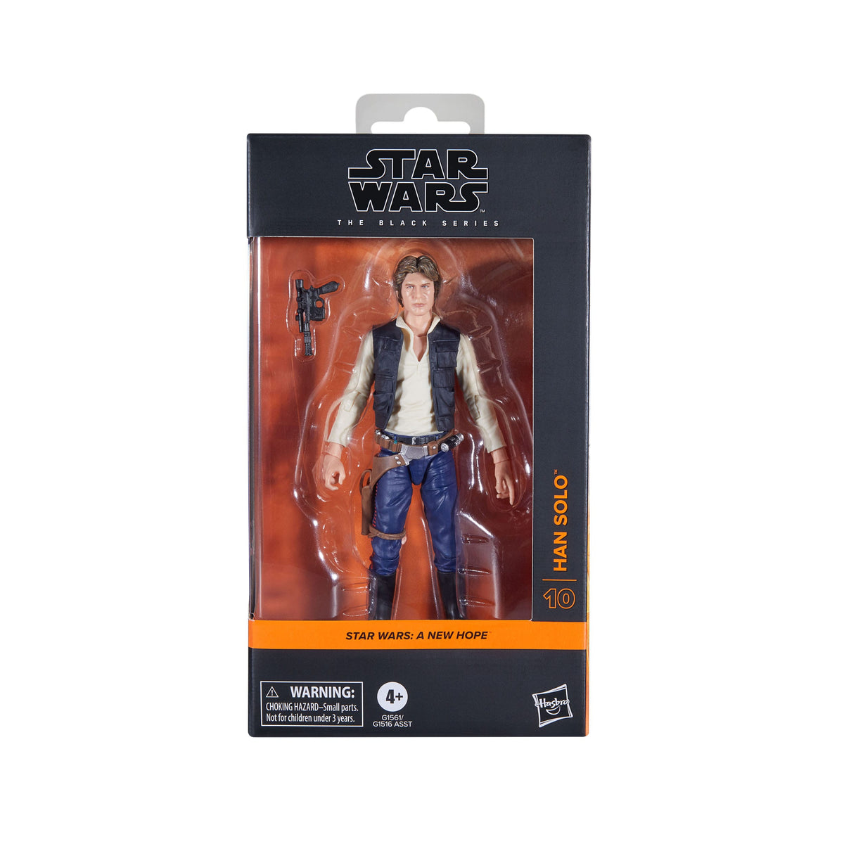 Figurine articulée Han Solo de la série Black Series Star Wars Épisode IV, 15 cm