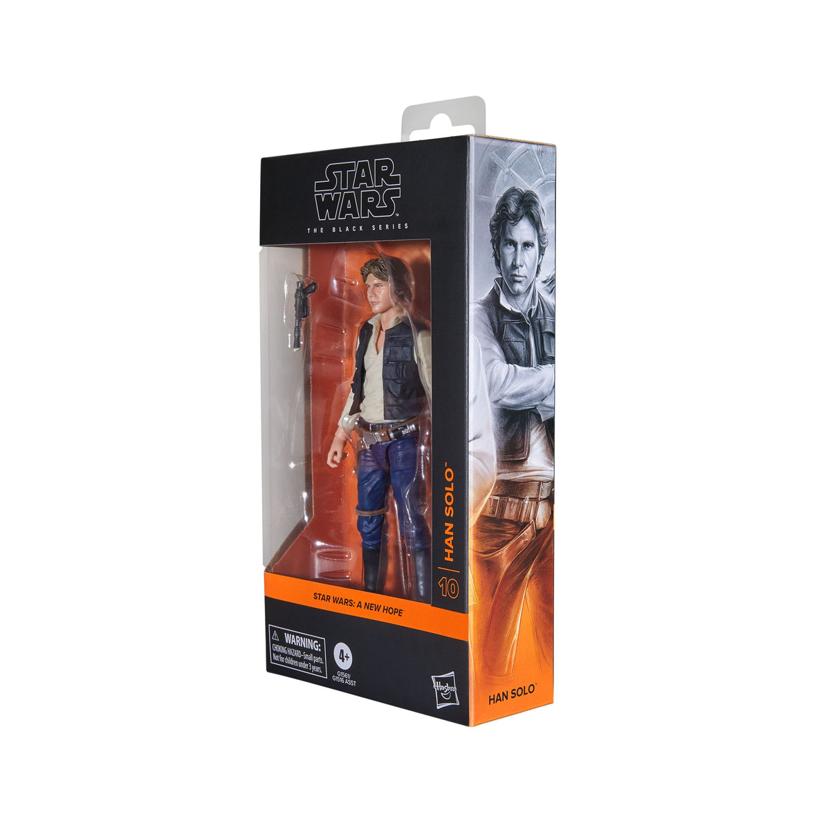 Figurine articulée Han Solo de la série Black Series Star Wars Épisode IV, 15 cm