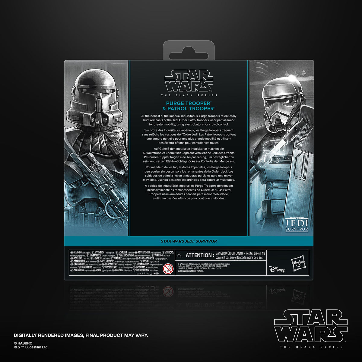 Star Wars Jedi: Survivor Black Series Actionfiguren 2er-Pack Purge Trooper & Patrol Trooper 15 cm