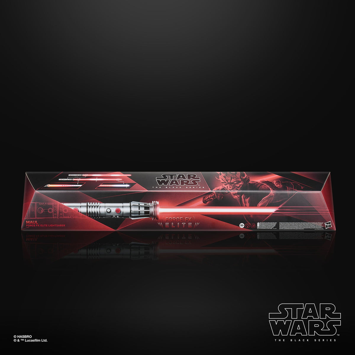 Star Wars: Maul - Shadow Lord Black Series Replik Force FX Elite Lichtschwert Maul