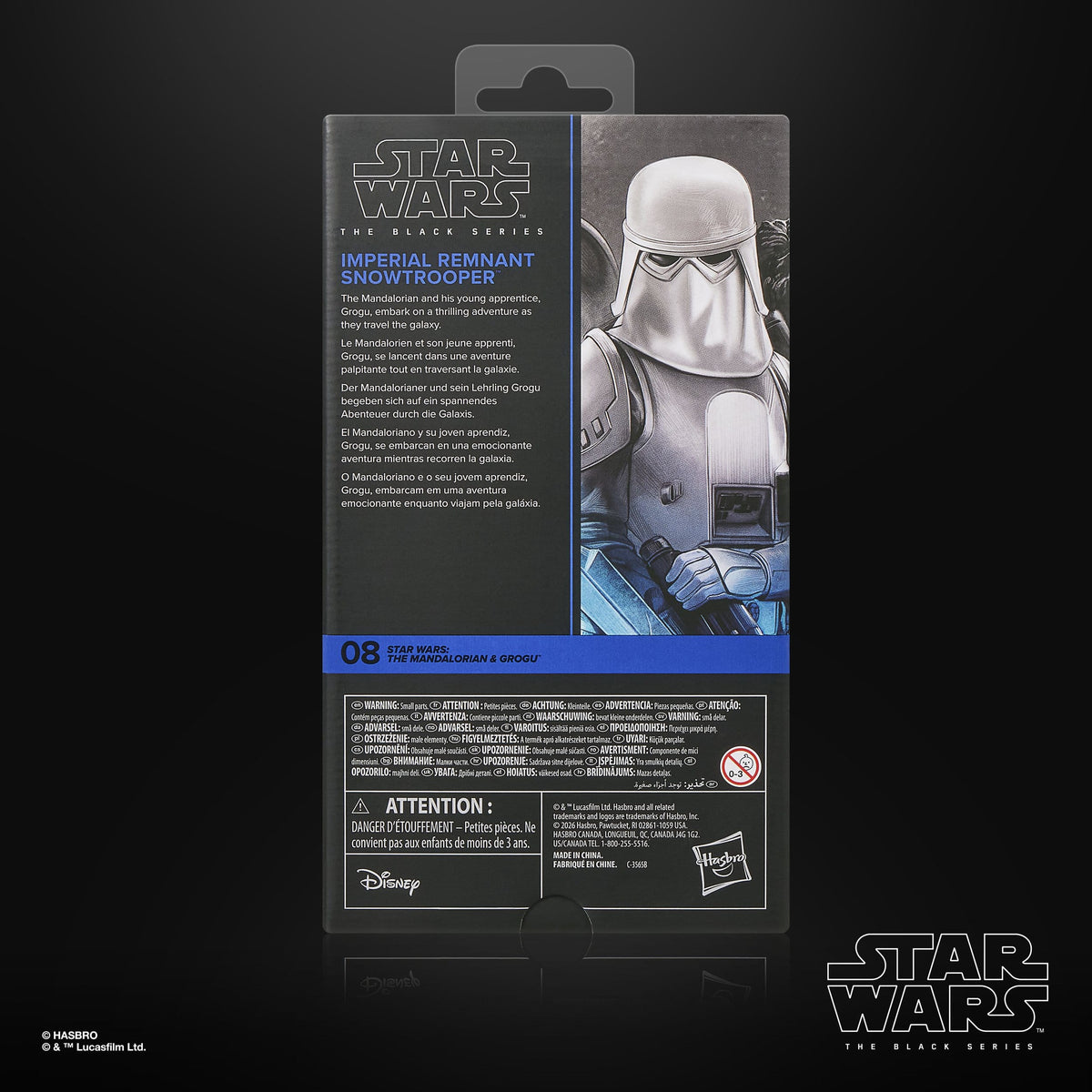 PreOrder Star Wars: The Mandalorian & Grogu Black Series Actionfigur Imperial Remnant Snowtrooper 15 cm