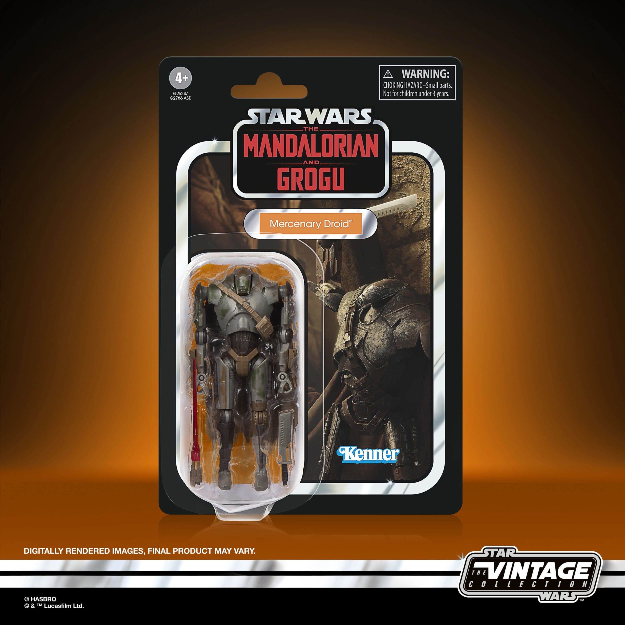 PreOrder Star Wars: The Mandalorian and Grogu Vintage Collection Actionfigur Mercenary Droid 10 cm