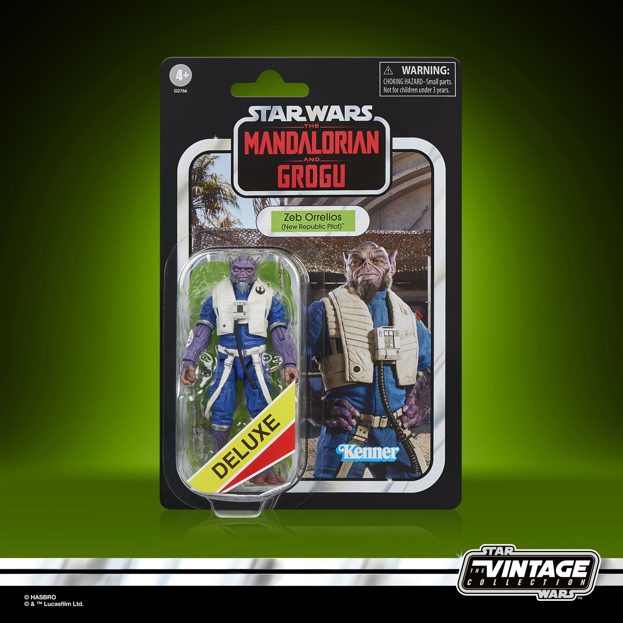 PreOrder Star Wars: The Mandalorian and Grogu Vintage Collection Actionfigur Zeb Orrelios (New Republic Pilot) 10 cm