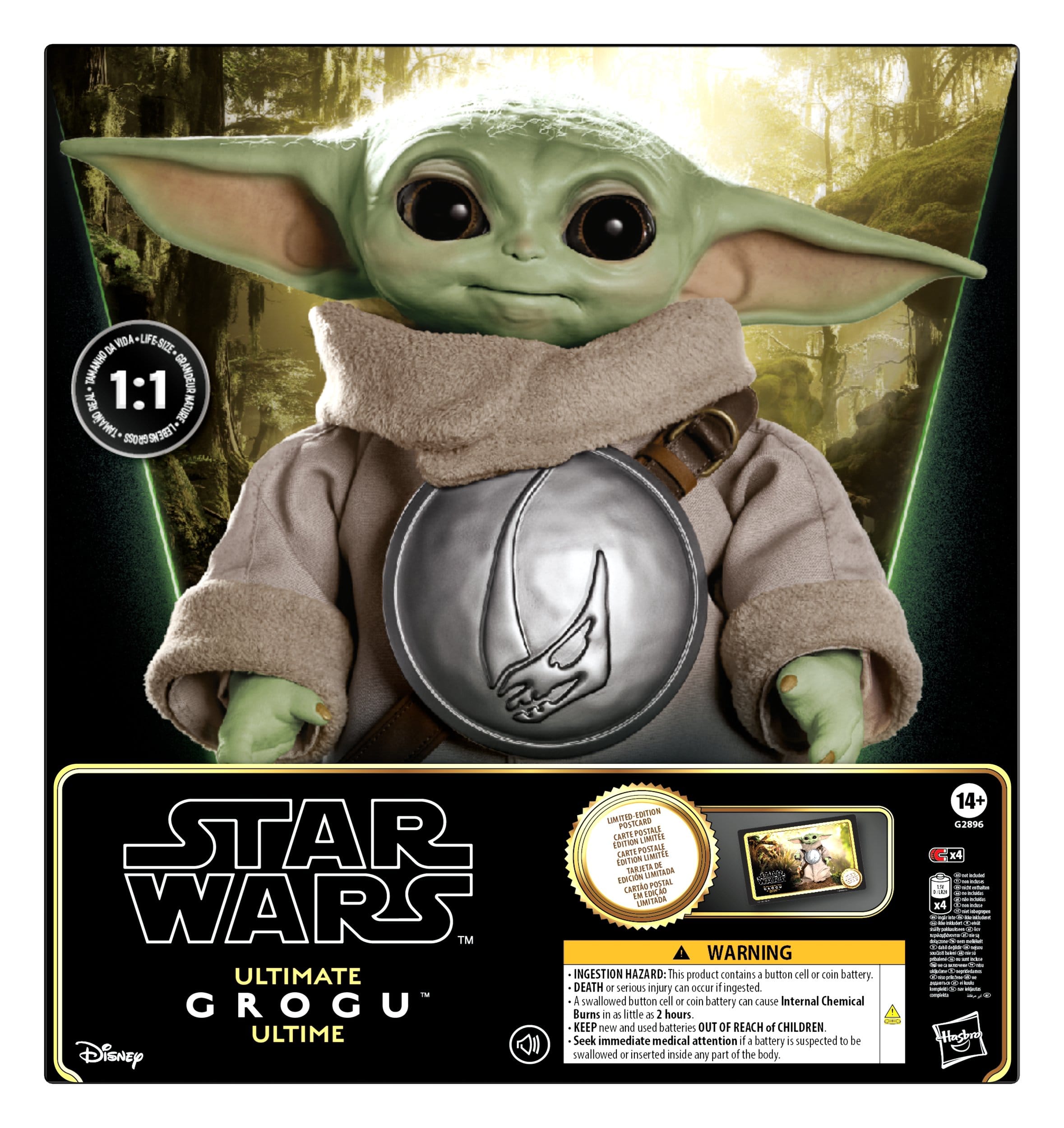Star Wars Animatronische Life-Size-Figur Ultimate Grogu Special Edition 37 cm