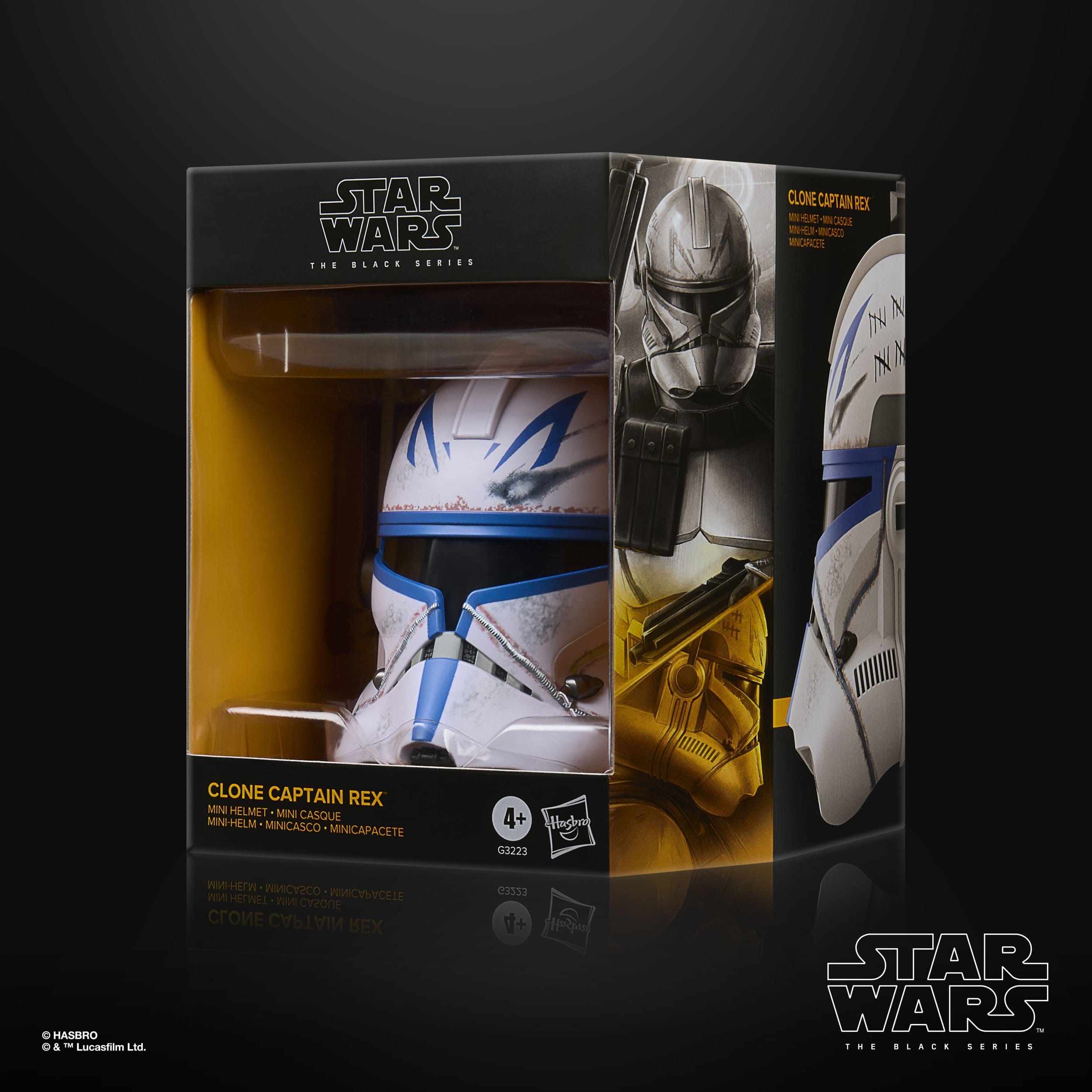 Star Wars: The Clone Wars Black Series Mini-Helm Klon Captain Rex 15 cm