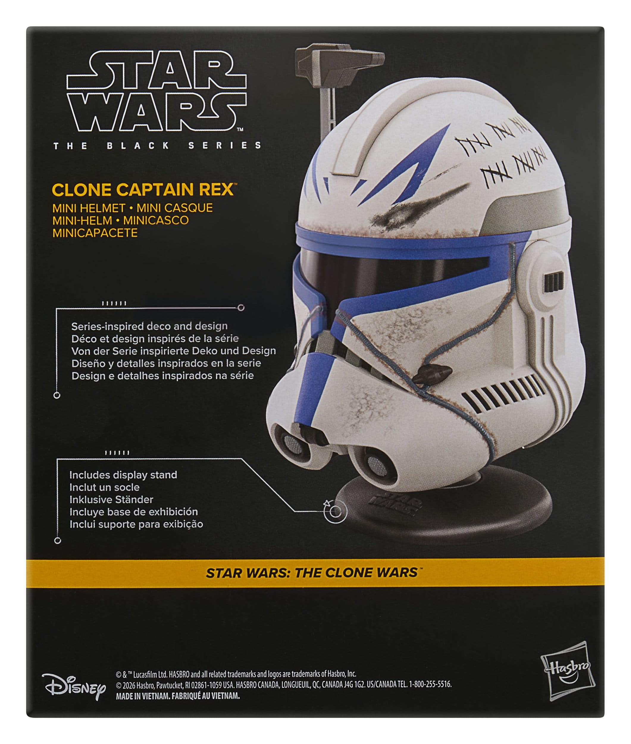 Star Wars: The Clone Wars Black Series Mini-Helm Klon Captain Rex 15 cm