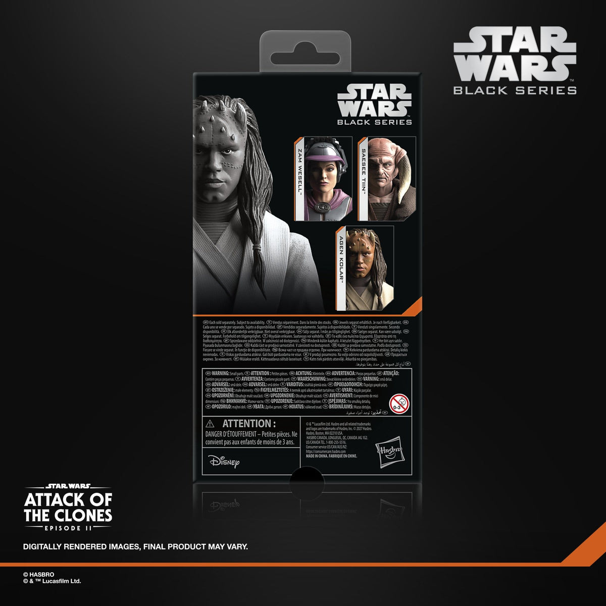 PRE-ORDER: Star Wars Black Series - Attack of the Clones - Agen Kolar