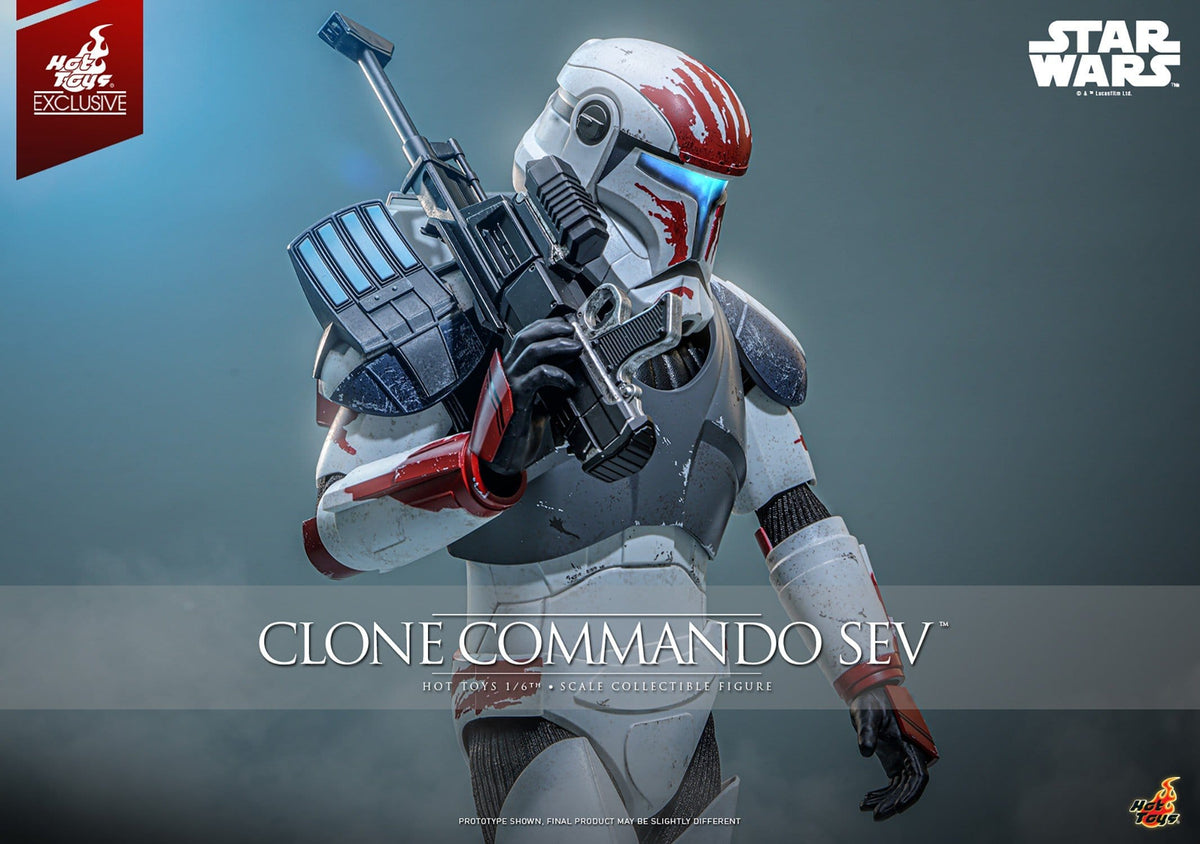PRE-ORDER: Star Wars: The Clone Wars Television Masterpiece Actionfigur 1/6 Clone Commando Sev (Hot Toys Exclusive) 30 cm