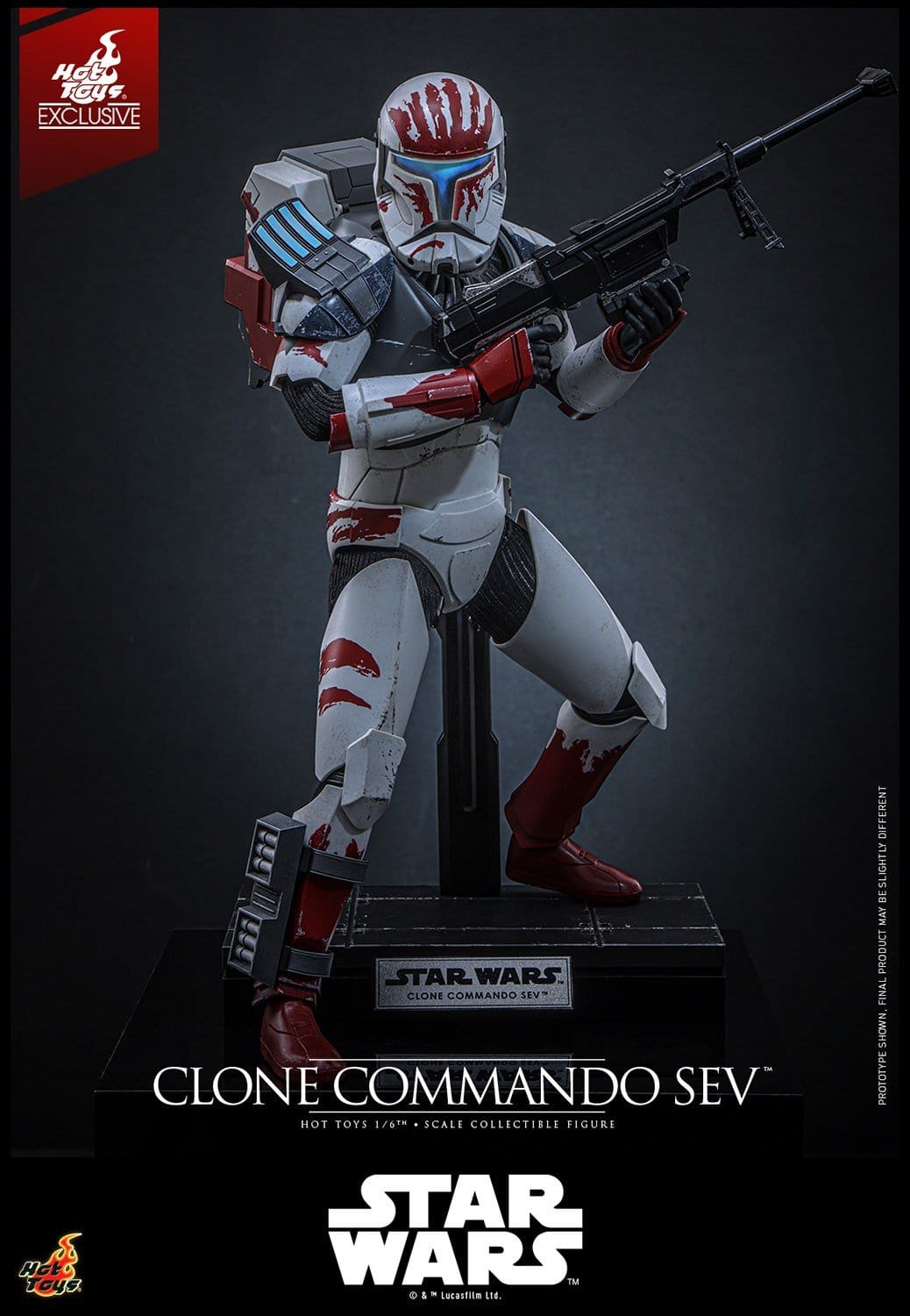 PRE-ORDER: Star Wars: The Clone Wars Television Masterpiece Actionfigur 1/6 Clone Commando Sev (Hot Toys Exclusive) 30 cm