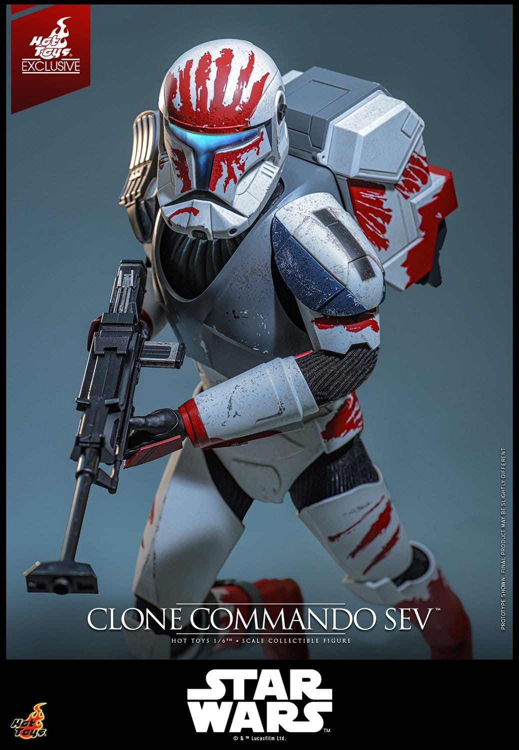 PRE-ORDER: Star Wars: The Clone Wars Television Masterpiece Actionfigur 1/6 Clone Commando Sev (Hot Toys Exclusive) 30 cm