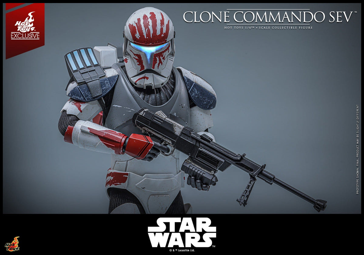 PRE-ORDER: Star Wars: The Clone Wars Television Masterpiece Actionfigur 1/6 Clone Commando Sev (Hot Toys Exclusive) 30 cm