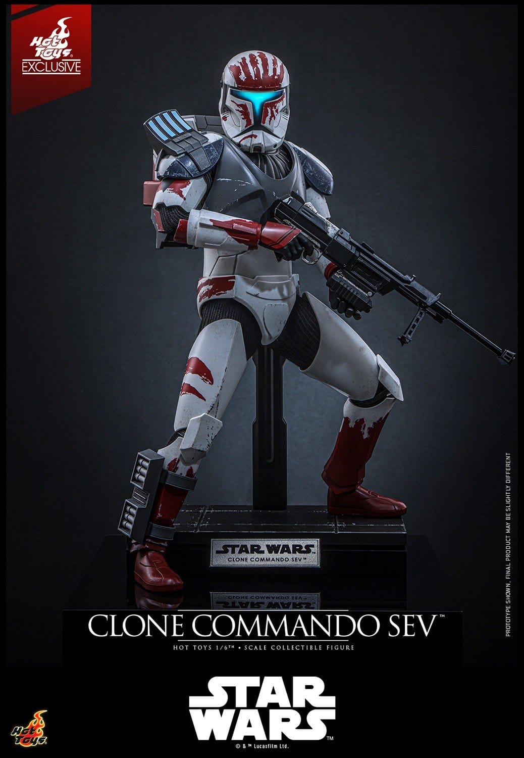 PRE-ORDER: Star Wars: The Clone Wars Television Masterpiece Actionfigur 1/6 Clone Commando Sev (Hot Toys Exclusive) 30 cm