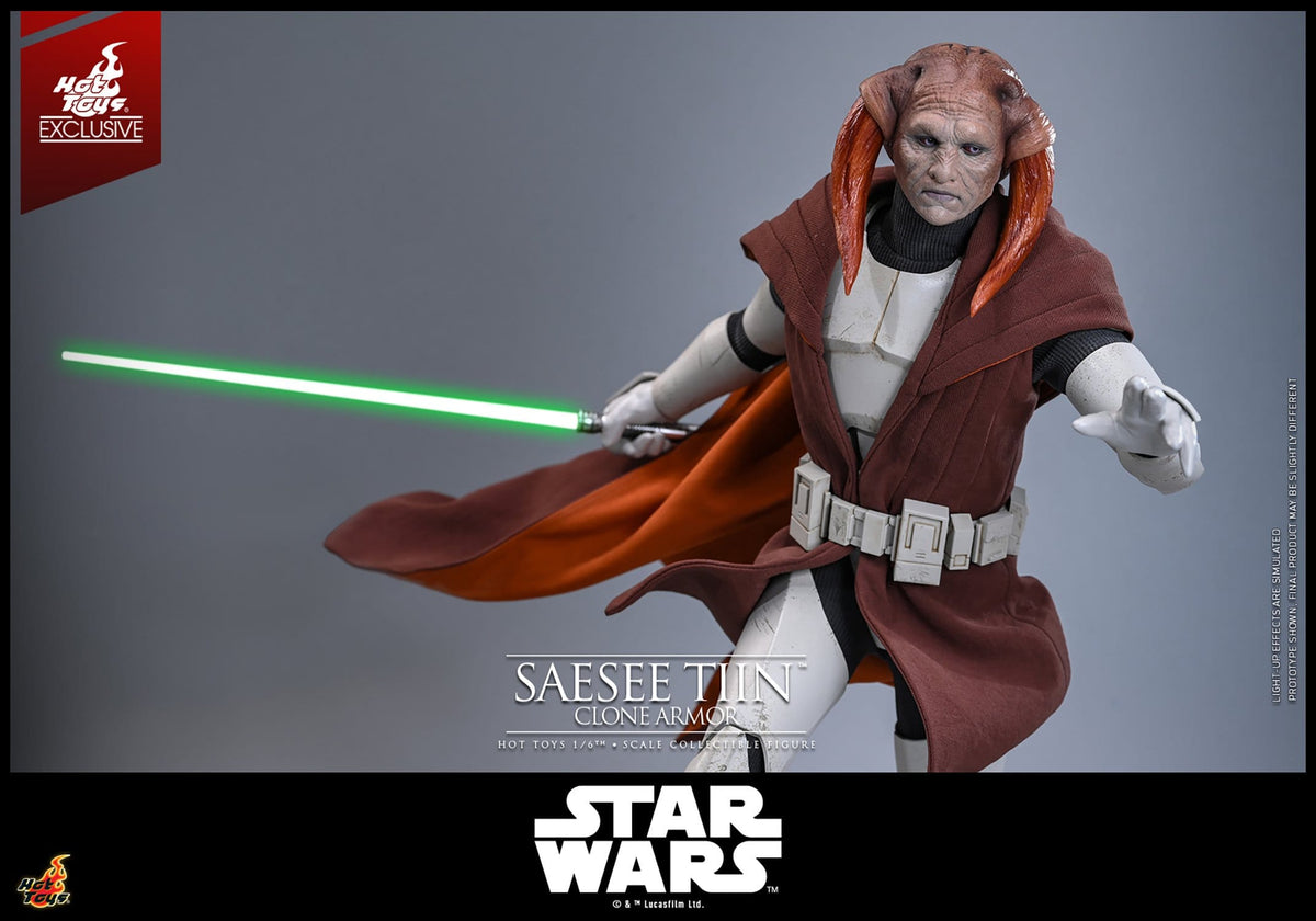 PRE-ORDER: Star Wars: The Clone Wars Television Masterpiece Actionfigur 1/6 Saesee Tiin (Clone Armor) (Hot Toys Exclusive) 32 cm