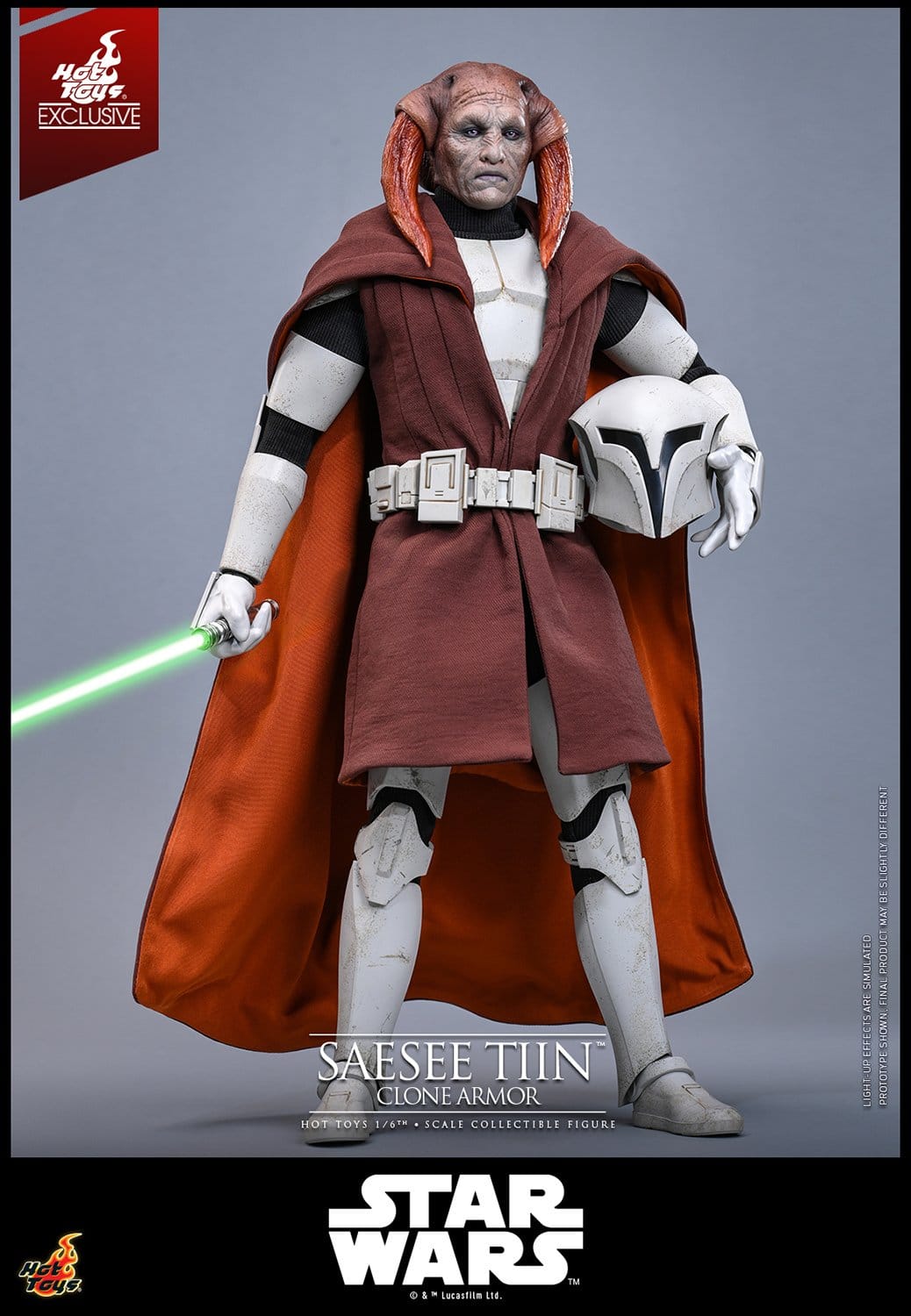 PRE-ORDER: Star Wars: The Clone Wars Television Masterpiece Actionfigur 1/6 Saesee Tiin (Clone Armor) (Hot Toys Exclusive) 32 cm