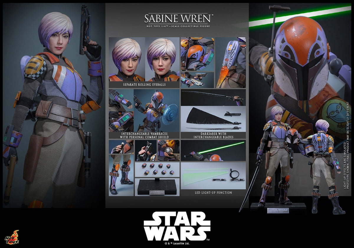 PRE-ORDER: Star Wars: Rebels Television Masterpiece Actionfigur 1/6 Sabine Wren 29 cm