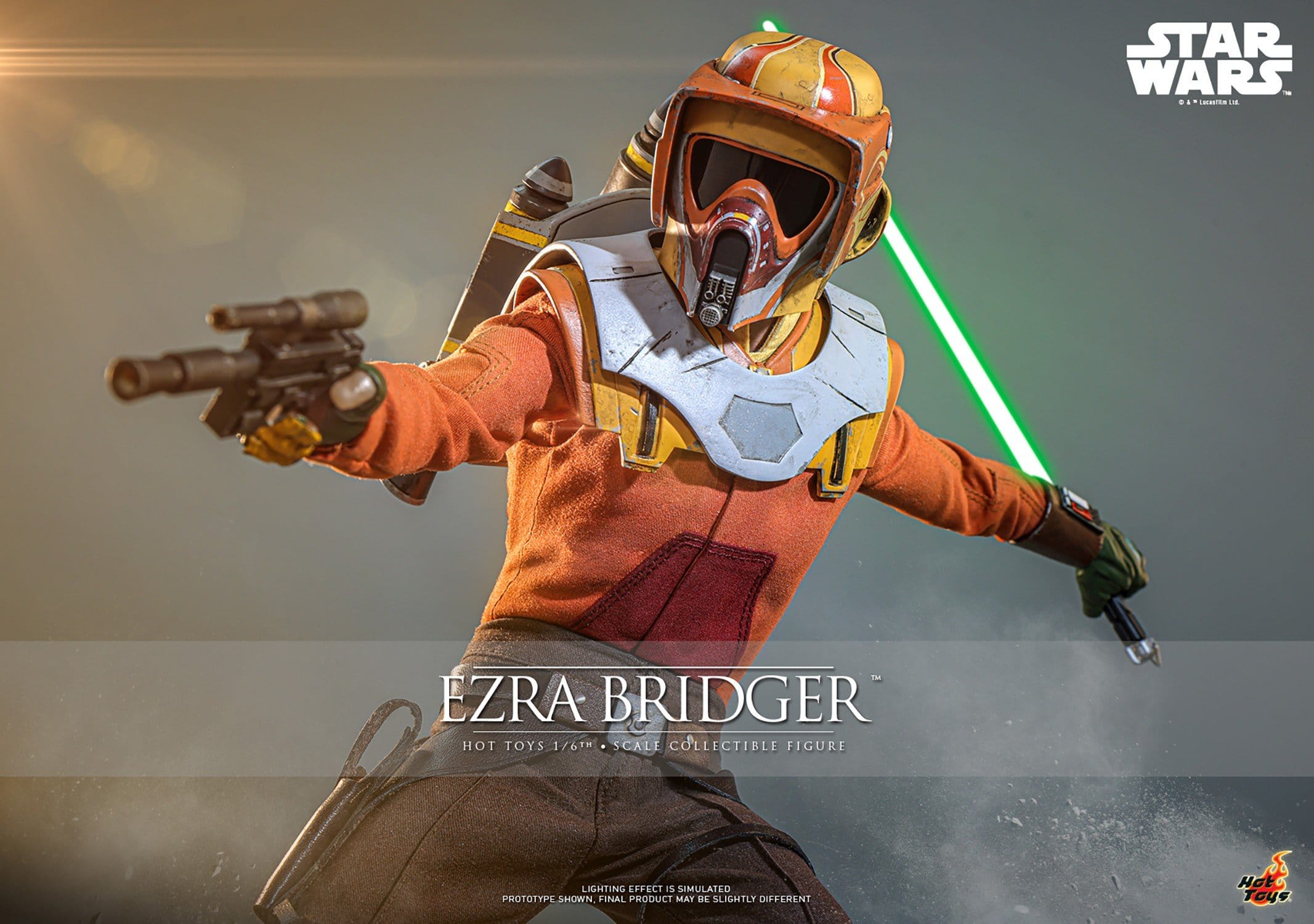 PRE-ORDER: Star Wars - Hot Toys - 1/6 Ezra Bridger 31 cm