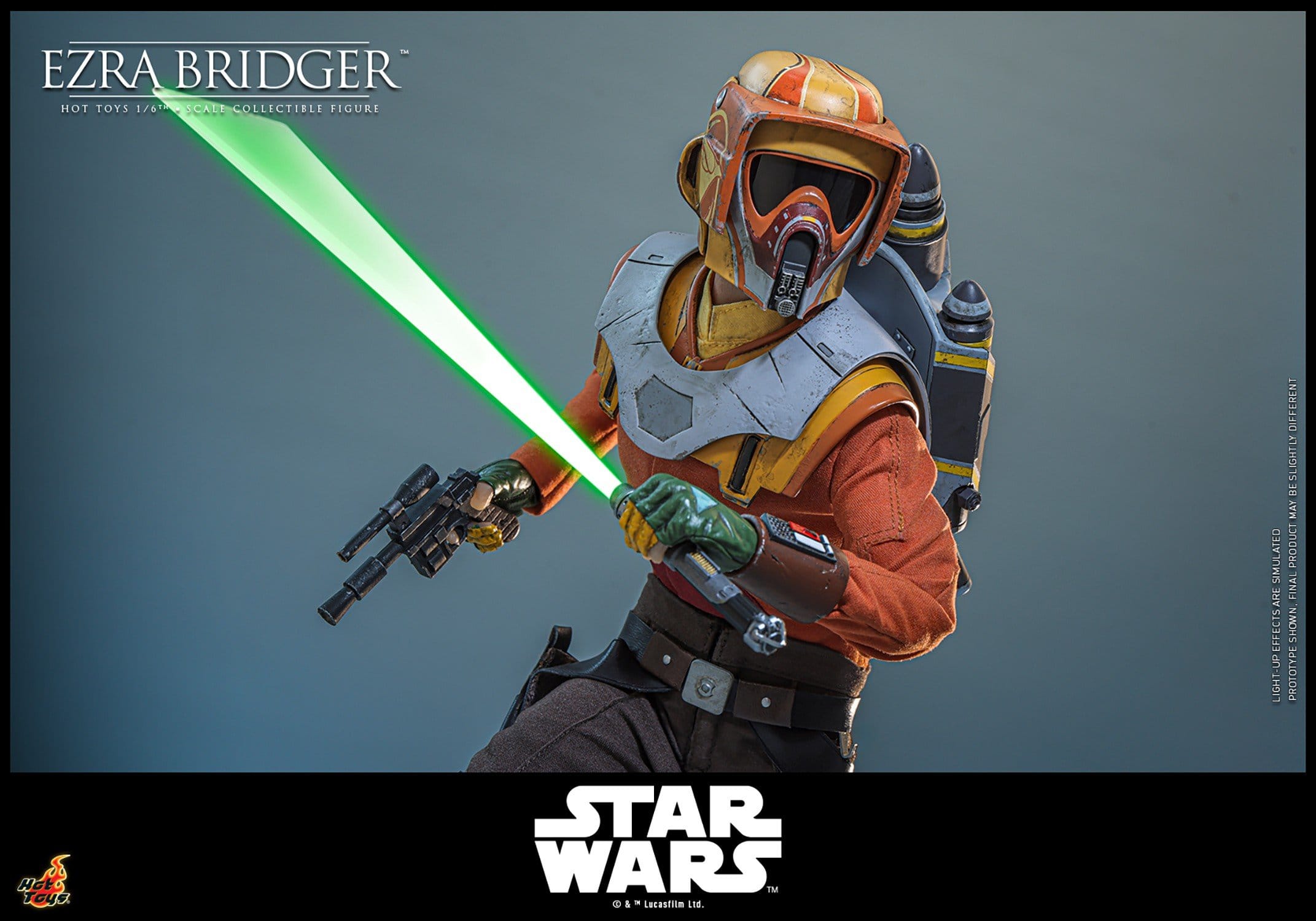 PRE-ORDER: Star Wars - Hot Toys - 1/6 Ezra Bridger 31 cm