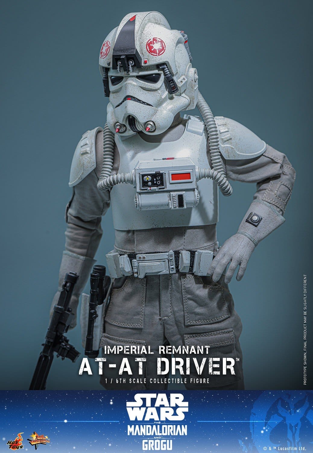 PRE-ORDER: Star Wars Movie Masterpiece Actionfigur 1/6 Imperial Remnant AT-AT Driver 30 cm