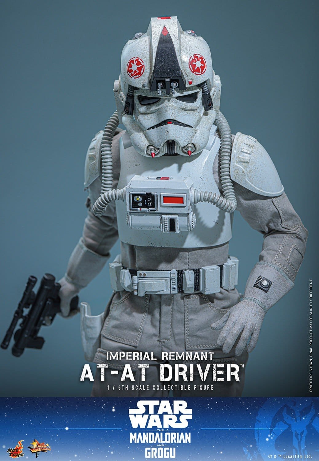 PRE-ORDER: Star Wars Movie Masterpiece Actionfigur 1/6 Imperial Remnant AT-AT Driver 30 cm