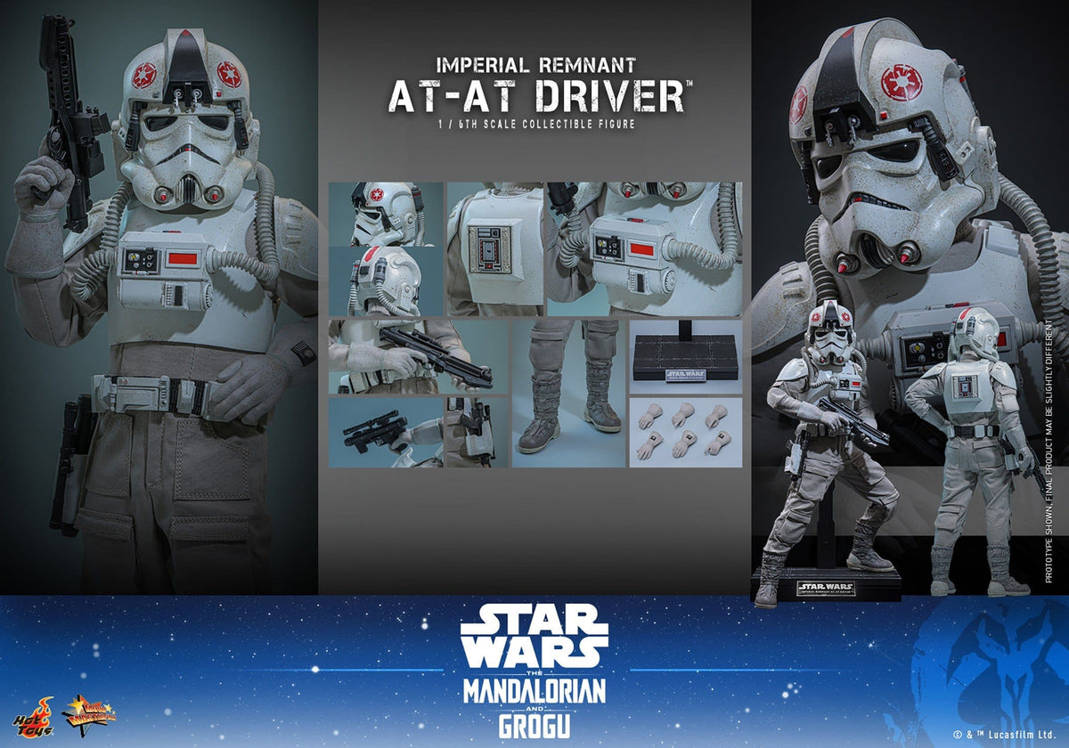 PRE-ORDER: Star Wars Movie Masterpiece Actionfigur 1/6 Imperial Remnant AT-AT Driver 30 cm