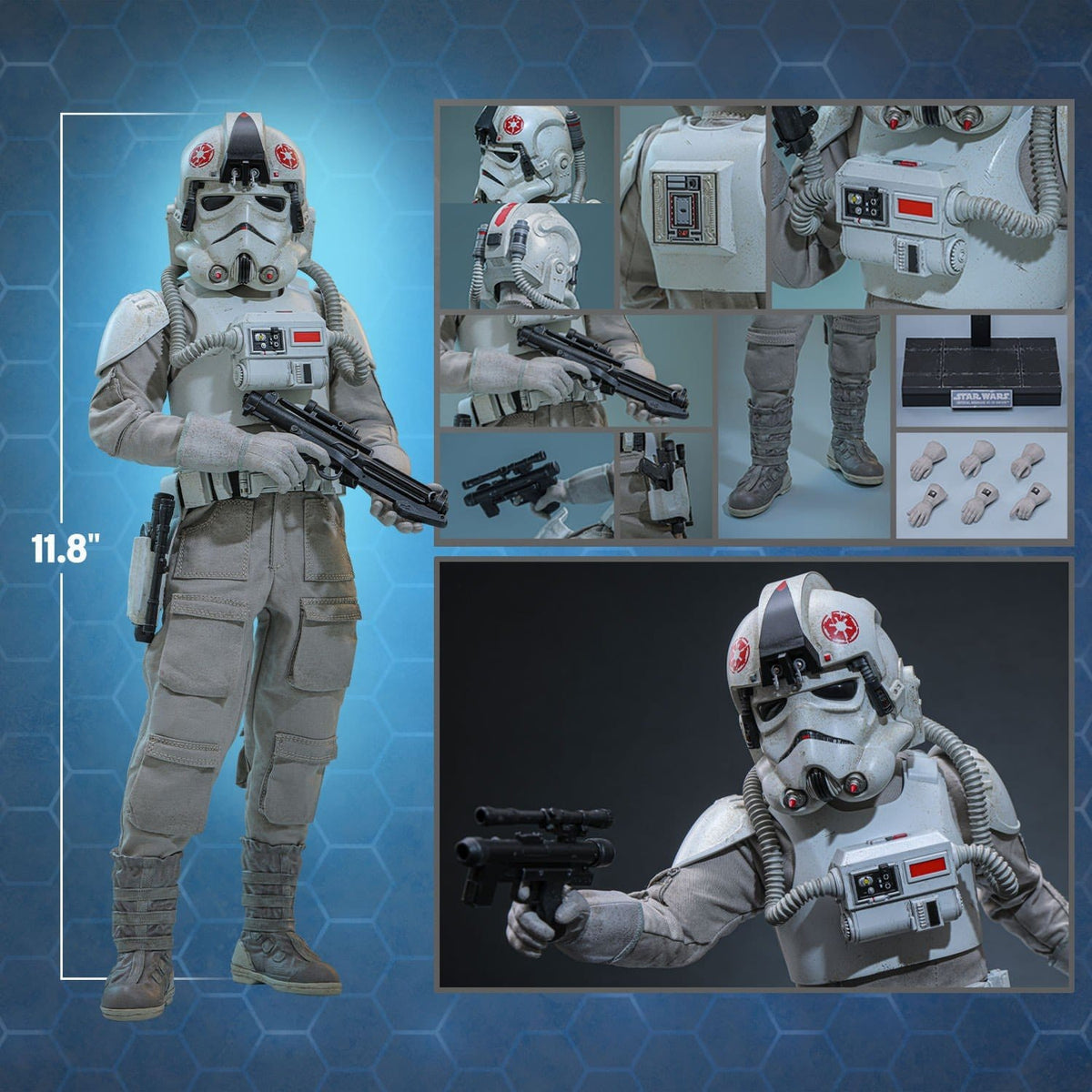 PRE-ORDER: Star Wars Movie Masterpiece Actionfigur 1/6 Imperial Remnant AT-AT Driver 30 cm