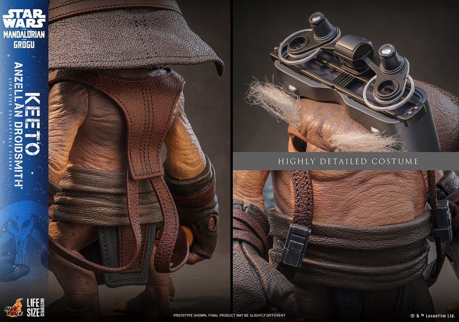 PRE-ORDER: Star Wars: The Mandalorian & Grogu Life-Size Masterpiece Lebensgroße Figur Keeto (Anzellan Droidsmith) 26 cm