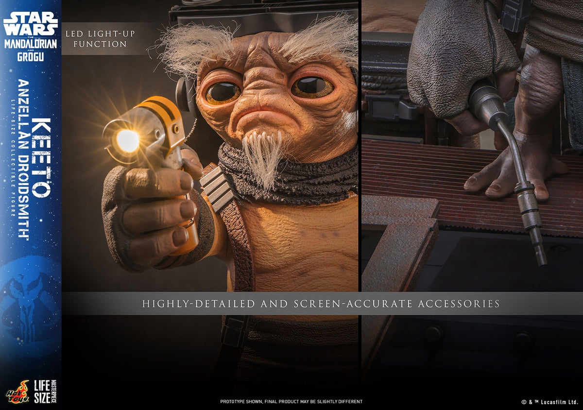 PRE-ORDER: Star Wars: The Mandalorian & Grogu Life-Size Masterpiece Lebensgroße Figur Keeto (Anzellan Droidsmith) 26 cm