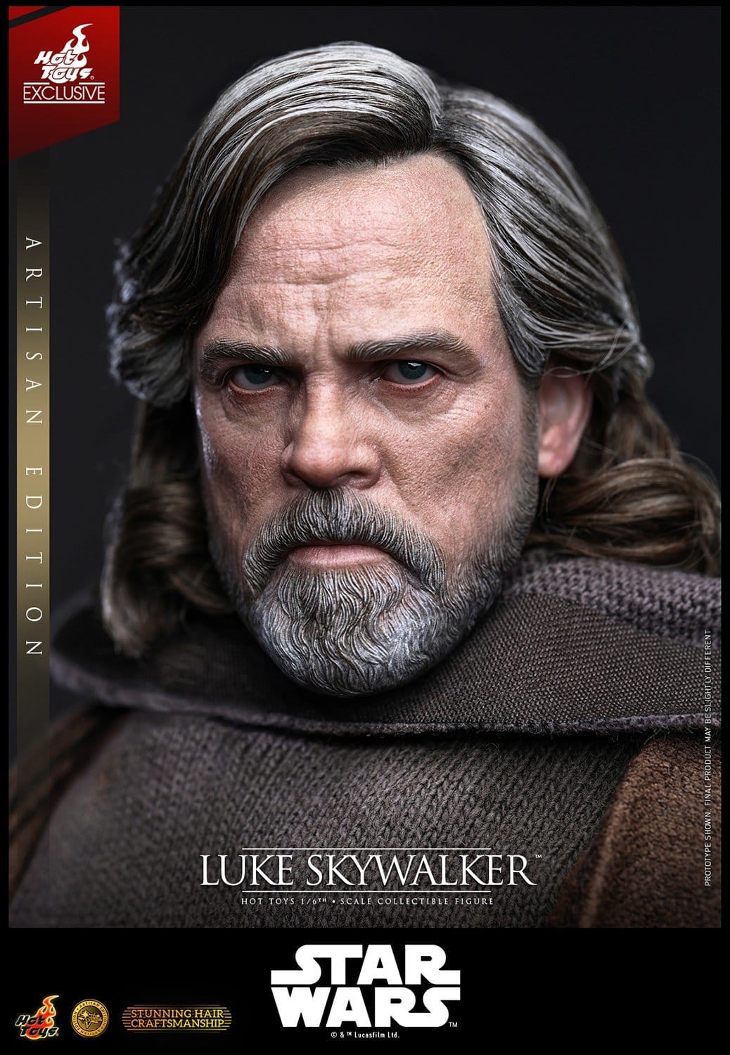 PRE-ORDER: Star Wars: Die letzten Jedi Movie Masterpiece Actionfigur 1/6 Luke Skywalker (Artisan Edition) 29 cm "
