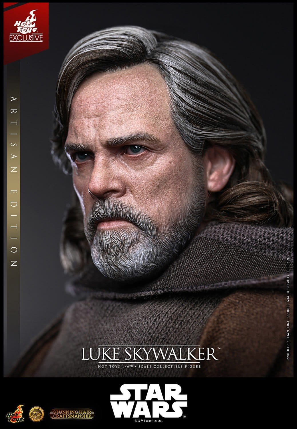 PRE-ORDER: Star Wars: Die letzten Jedi Movie Masterpiece Actionfigur 1/6 Luke Skywalker (Artisan Edition) 29 cm "