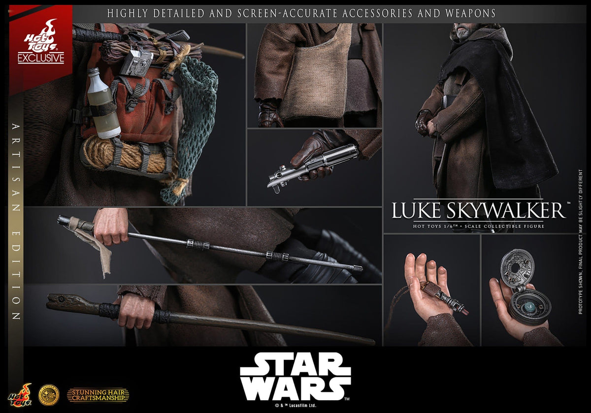 PRE-ORDER: Star Wars: Die letzten Jedi Movie Masterpiece Actionfigur 1/6 Luke Skywalker (Artisan Edition) 29 cm "