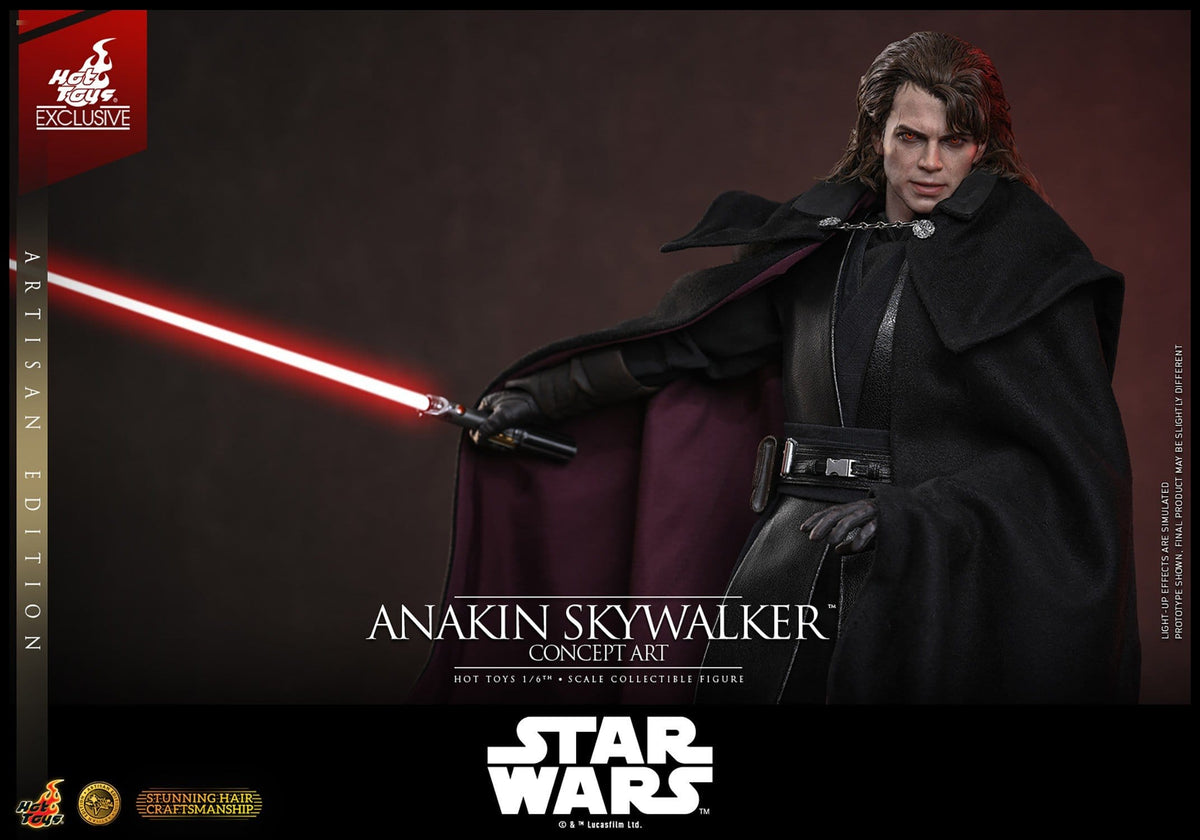 PRE-ORDER: Star Wars Episode III: Die Rache der Sith Movie Masterpiece Actionfigur 1/6 Anakin Skywalker (Concept Art Version) (Artisan Edition) Hot Toys Exclusive 31 cm