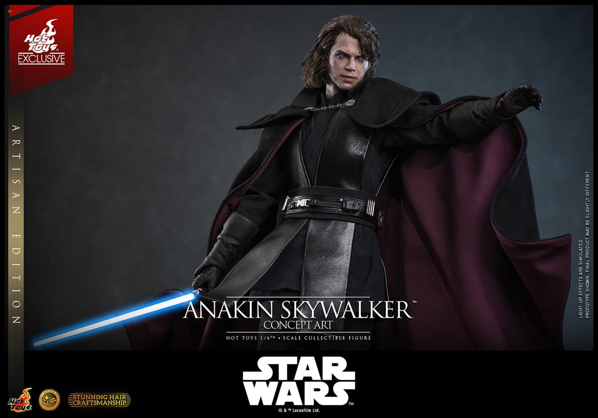 PRE-ORDER: Star Wars Episode III: Die Rache der Sith Movie Masterpiece Actionfigur 1/6 Anakin Skywalker (Concept Art Version) (Artisan Edition) Hot Toys Exclusive 31 cm