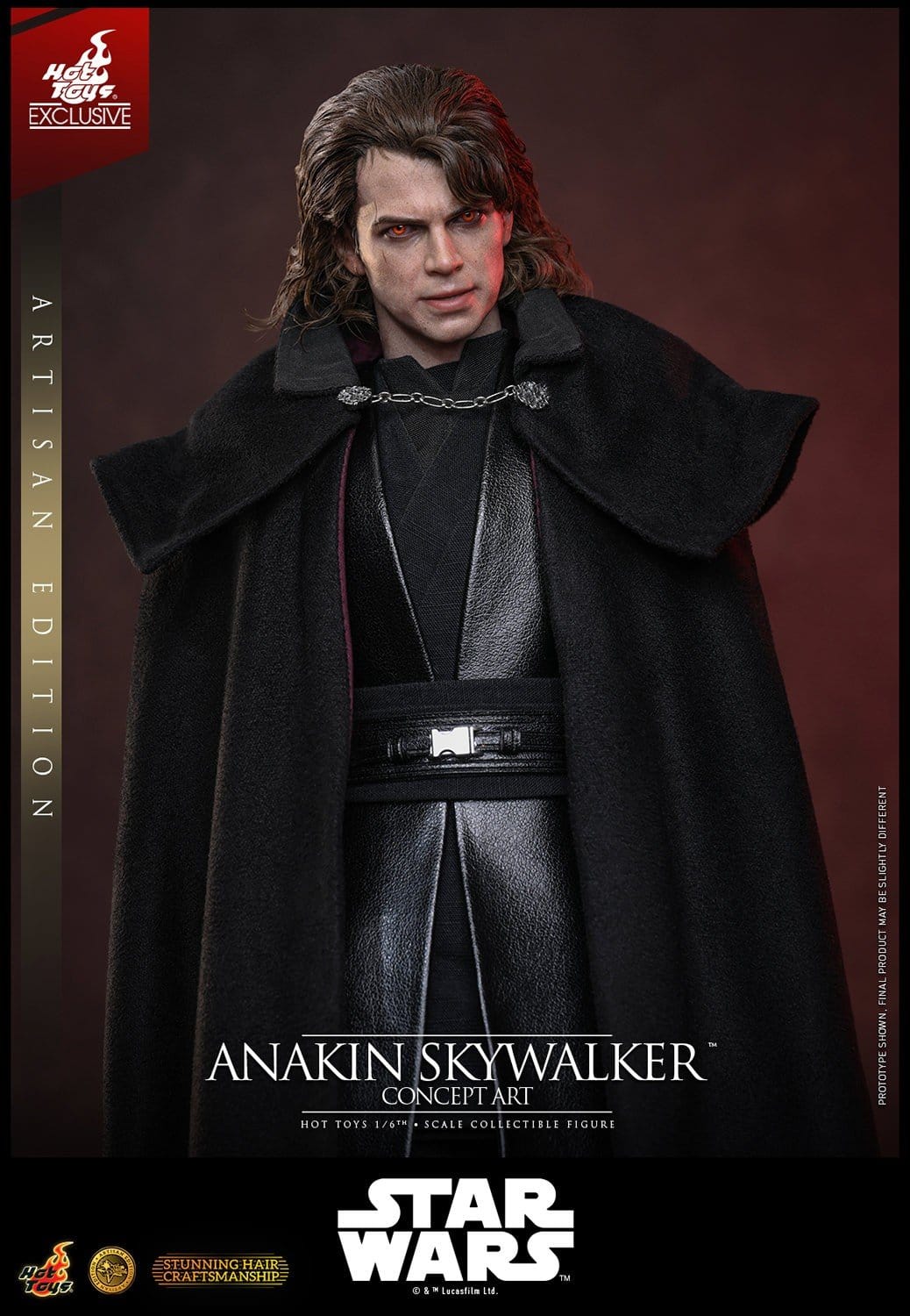 PRE-ORDER: Star Wars Episode III: Die Rache der Sith Movie Masterpiece Actionfigur 1/6 Anakin Skywalker (Concept Art Version) (Artisan Edition) Hot Toys Exclusive 31 cm