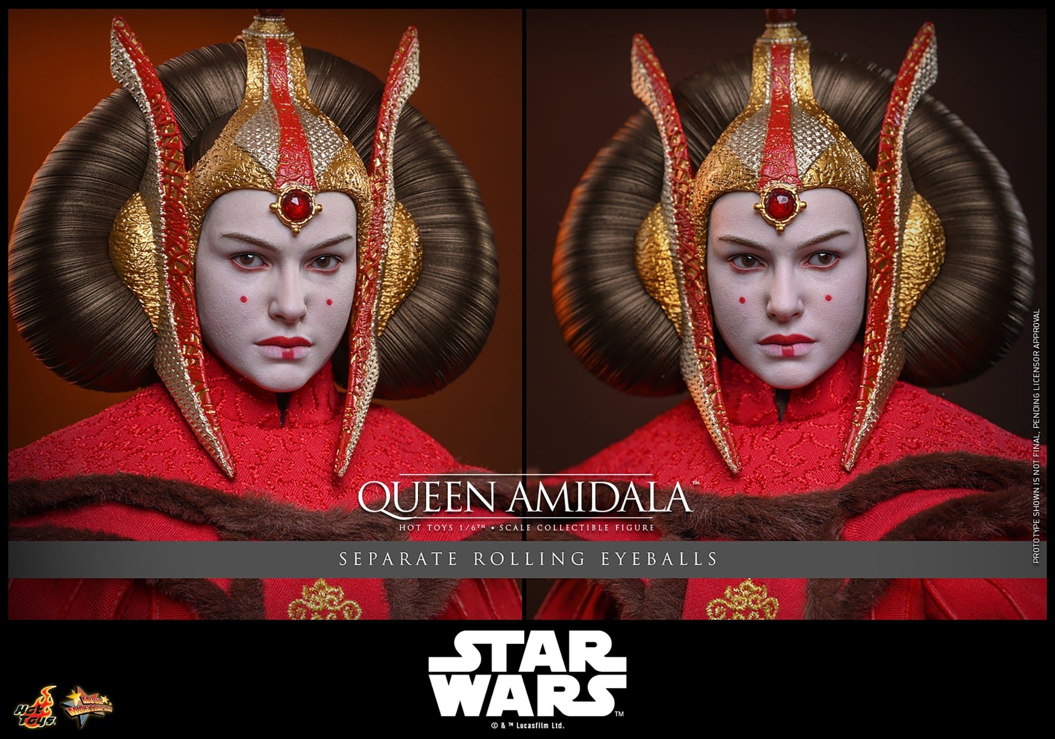 PRE-ORDER: Star Wars - Hot Toys - 1/6 Queen Amidala 28 cm