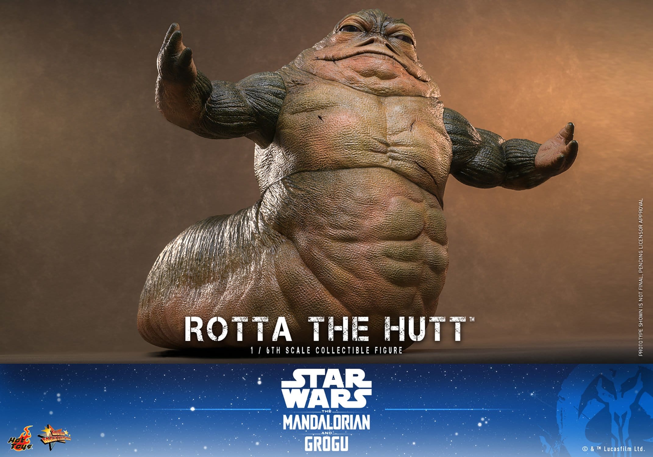 PRE-ORDER: Star Wars - Hot Toys - 1/6 Rotta The Hutt 32 cm