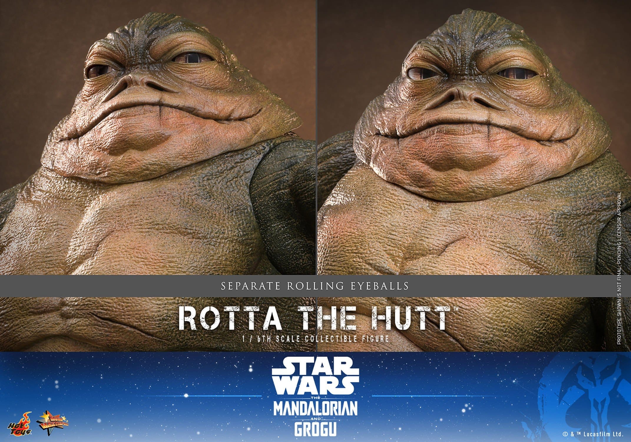 PRE-ORDER: Star Wars - Hot Toys - 1/6 Rotta The Hutt 32 cm