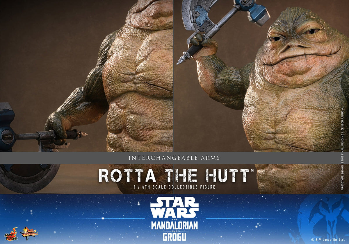 PRE-ORDER: Star Wars Movie Masterpiece Actionfigur 1/6 Rotta The Hutt 32 cm