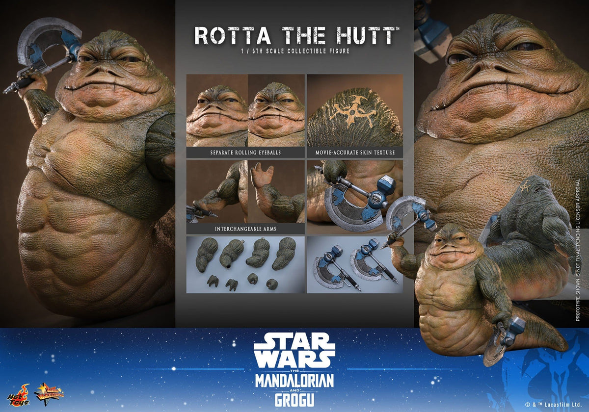 PRE-ORDER: Star Wars Movie Masterpiece Actionfigur 1/6 Rotta The Hutt 32 cm