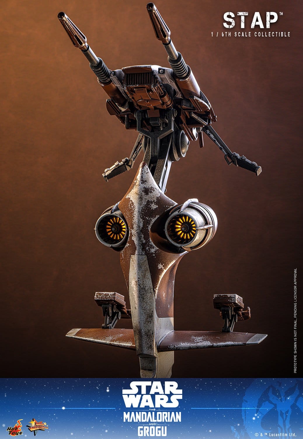 PRE-ORDER: Star Wars: The Mandalorian & Grogu Movie Masterpiece Zubehör 1/6 STAP 32 cm