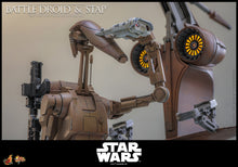 PRE-ORDER: Star Wars: The Phantom Menace Movie Masterpiece Actionfiguren Set 1/6 Battle Droid & STAP 32 cm