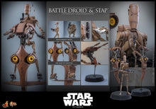 PRE-ORDER: Star Wars: The Phantom Menace Movie Masterpiece Actionfiguren Set 1/6 Battle Droid & STAP 32 cm
