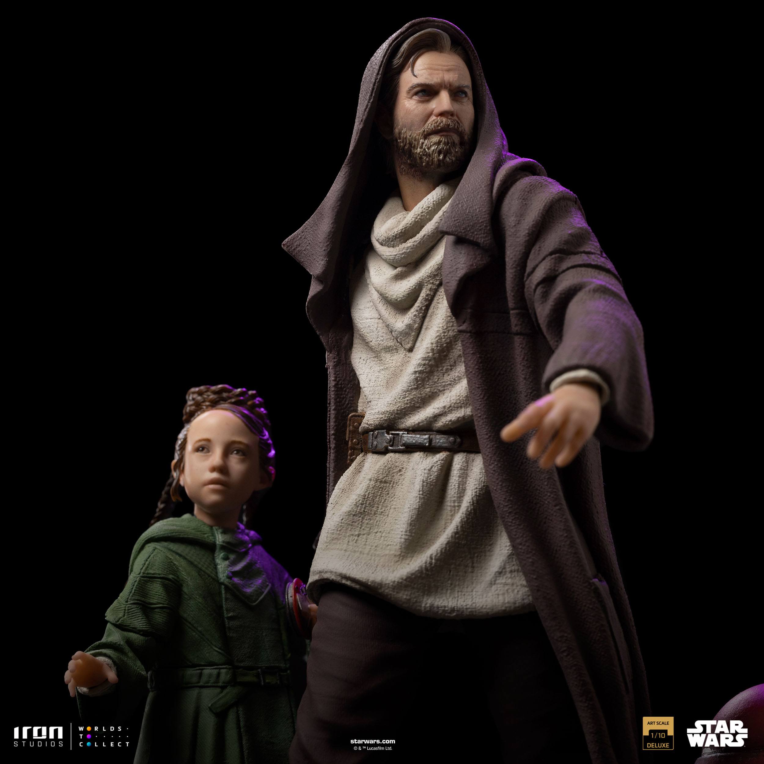 Star Wars - Art Scale Statue 1/10 - Obi-Wan & Young Leia 20 cm