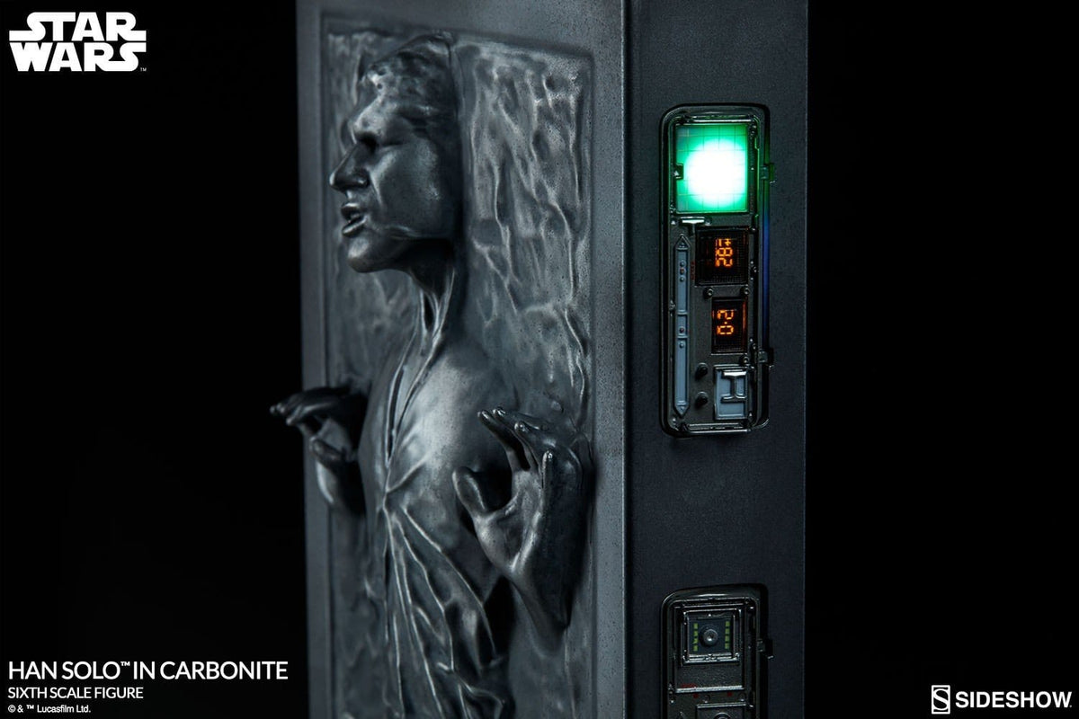 PRE-ORDER: Star Wars 1/6 Actionfigur Han Solo in Carbonite 38 cm